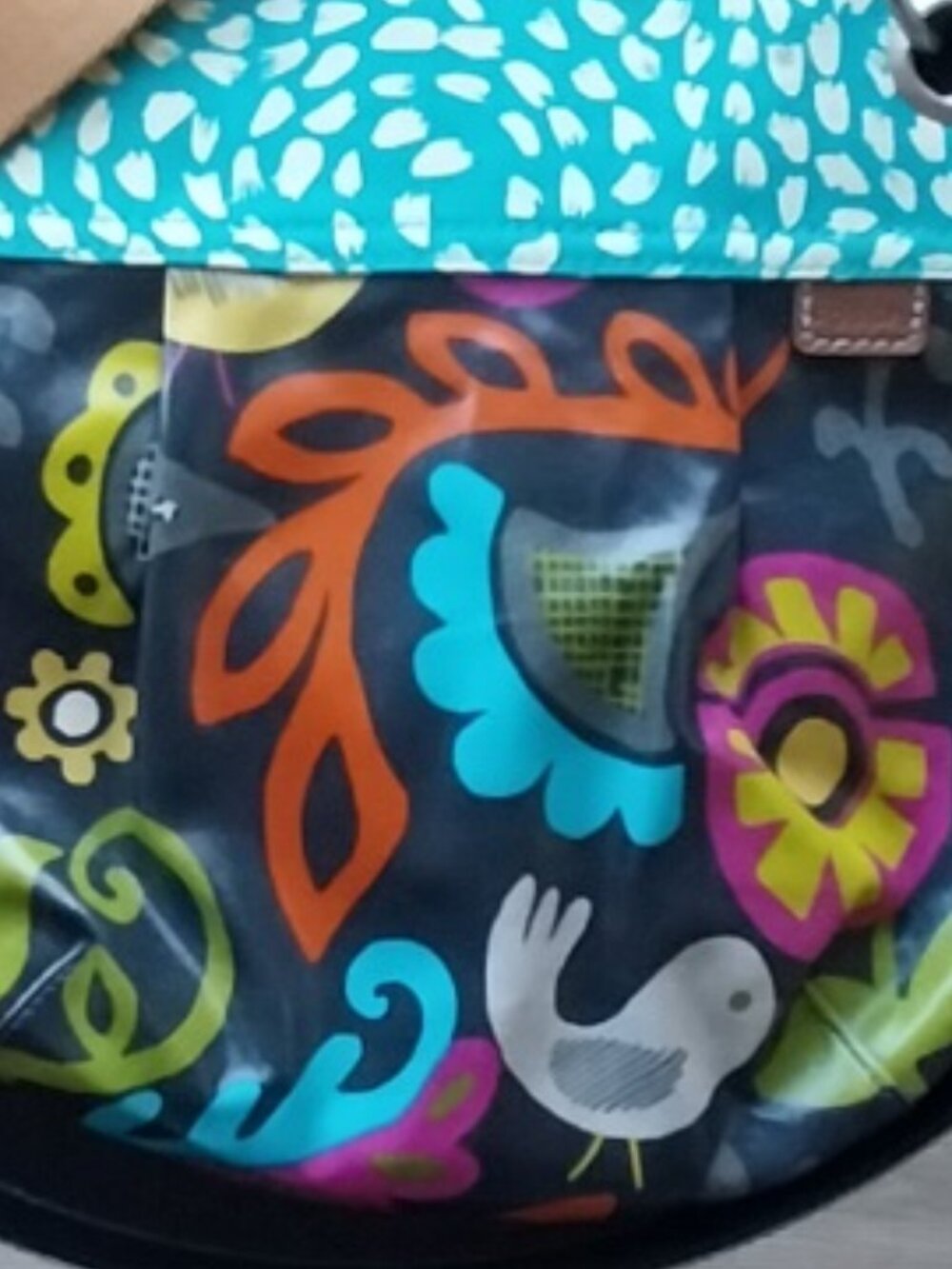 Fossil - Canvas & PVC Crossbody Bag - Picture 7 of 8